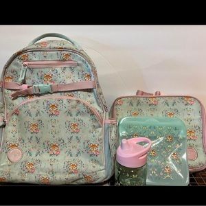 Simply modern back pack and lunch box